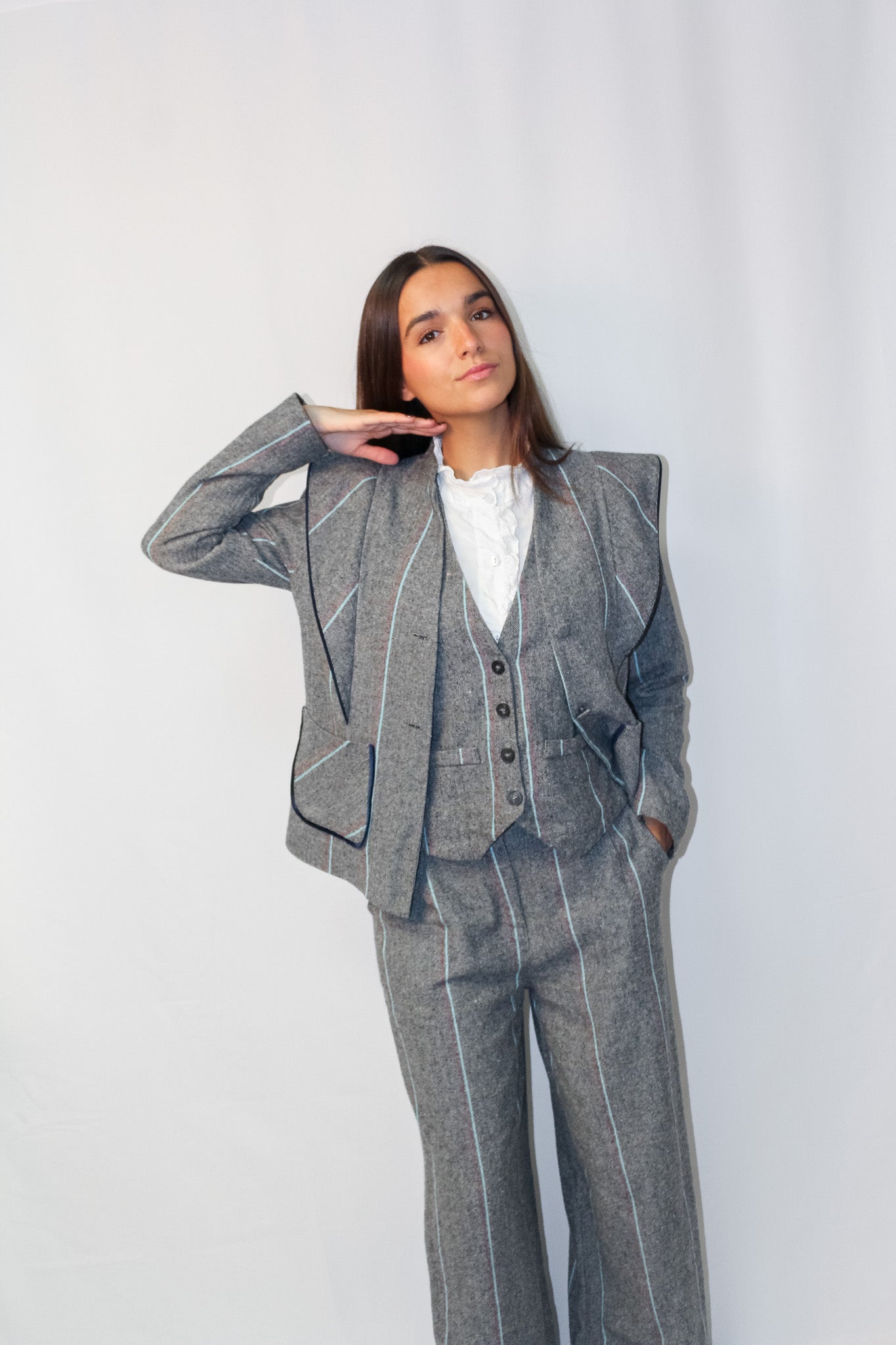 Pantalones Beatriz Grises
