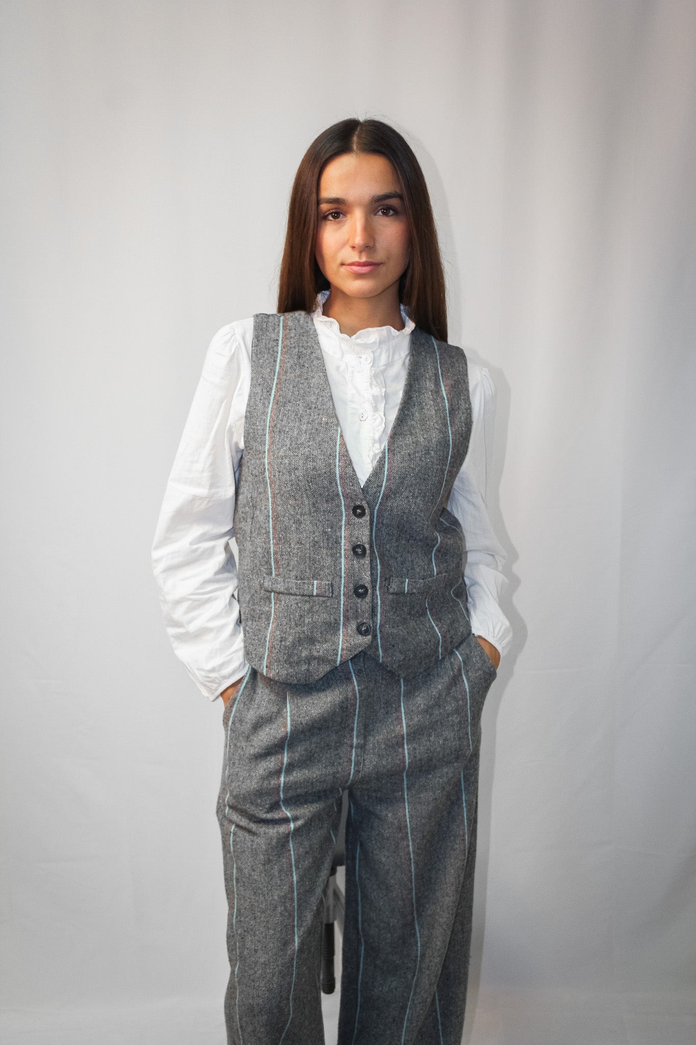 Chaleco Beatriz Gris