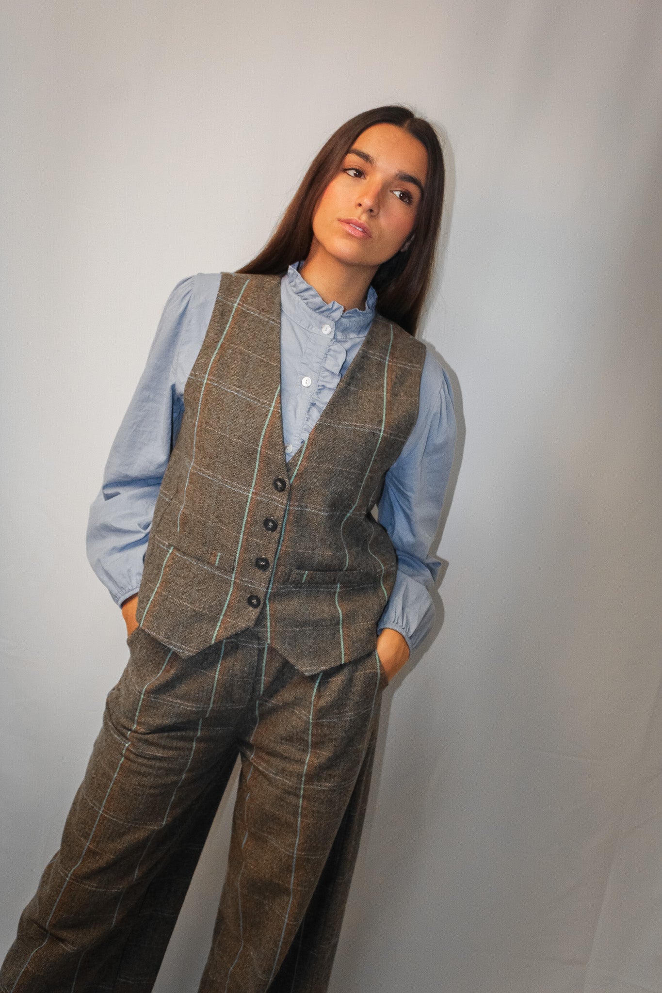 Pantalones Beatriz Topo